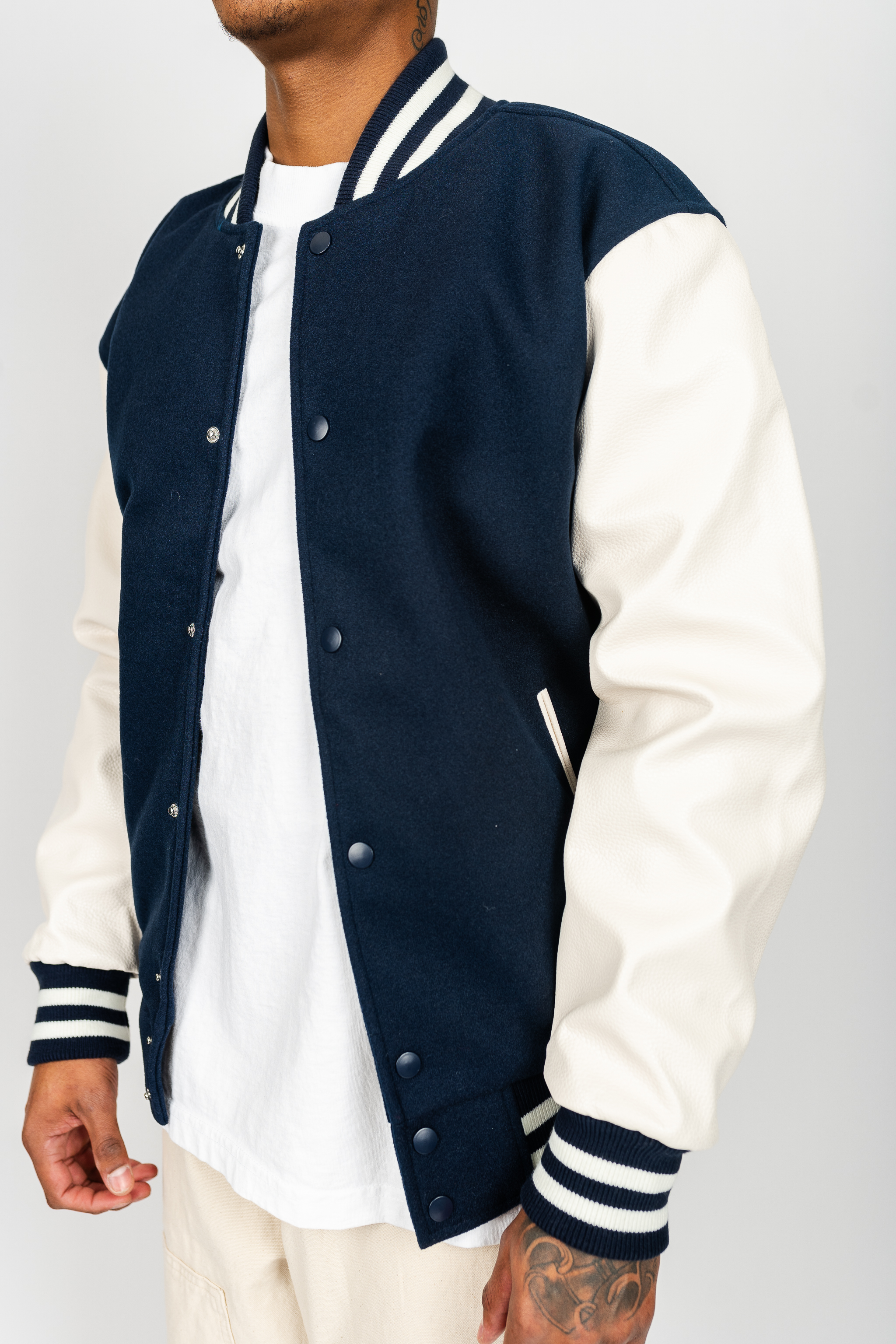 Navy/White