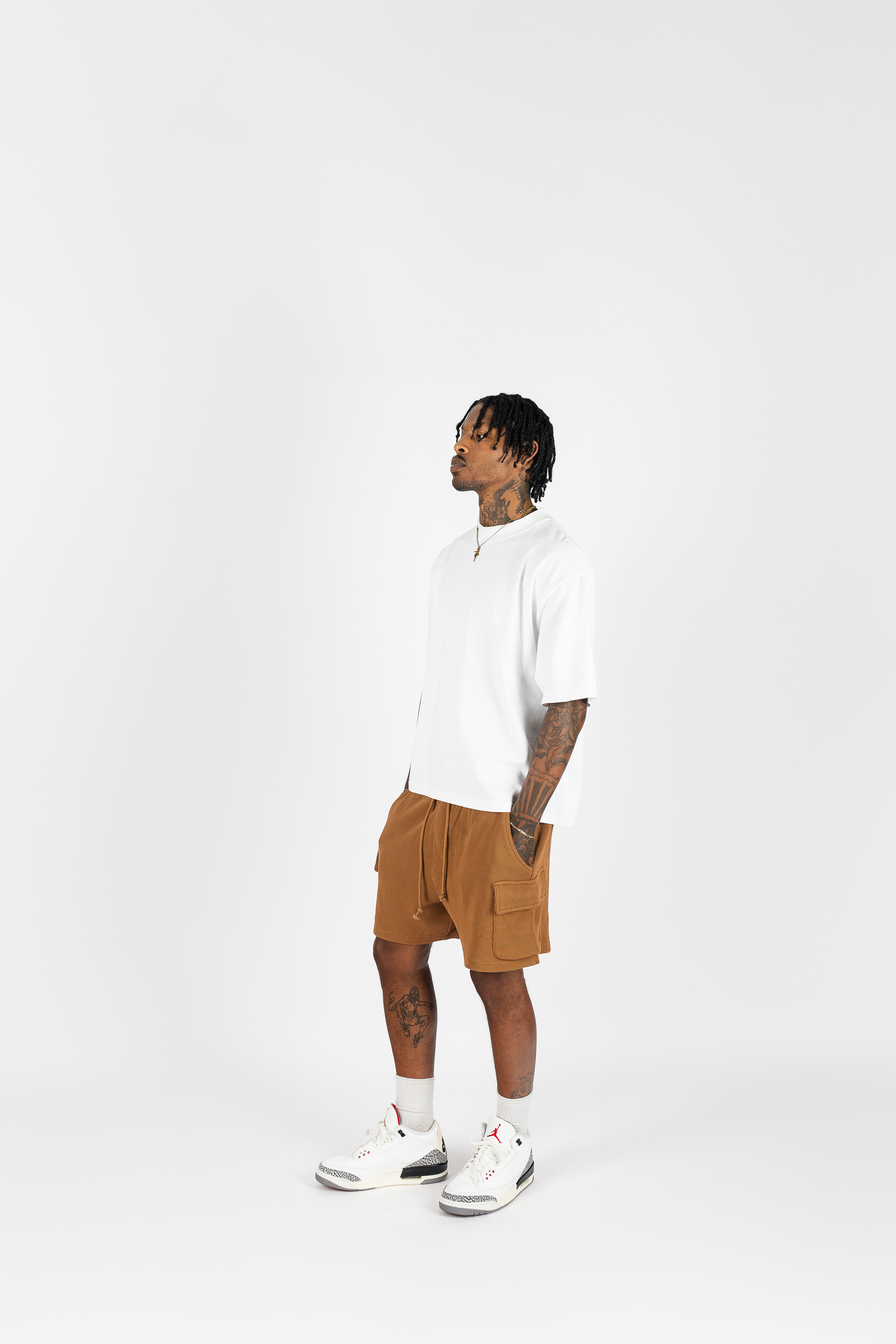 042 Clothing Waffle Knit Shorts