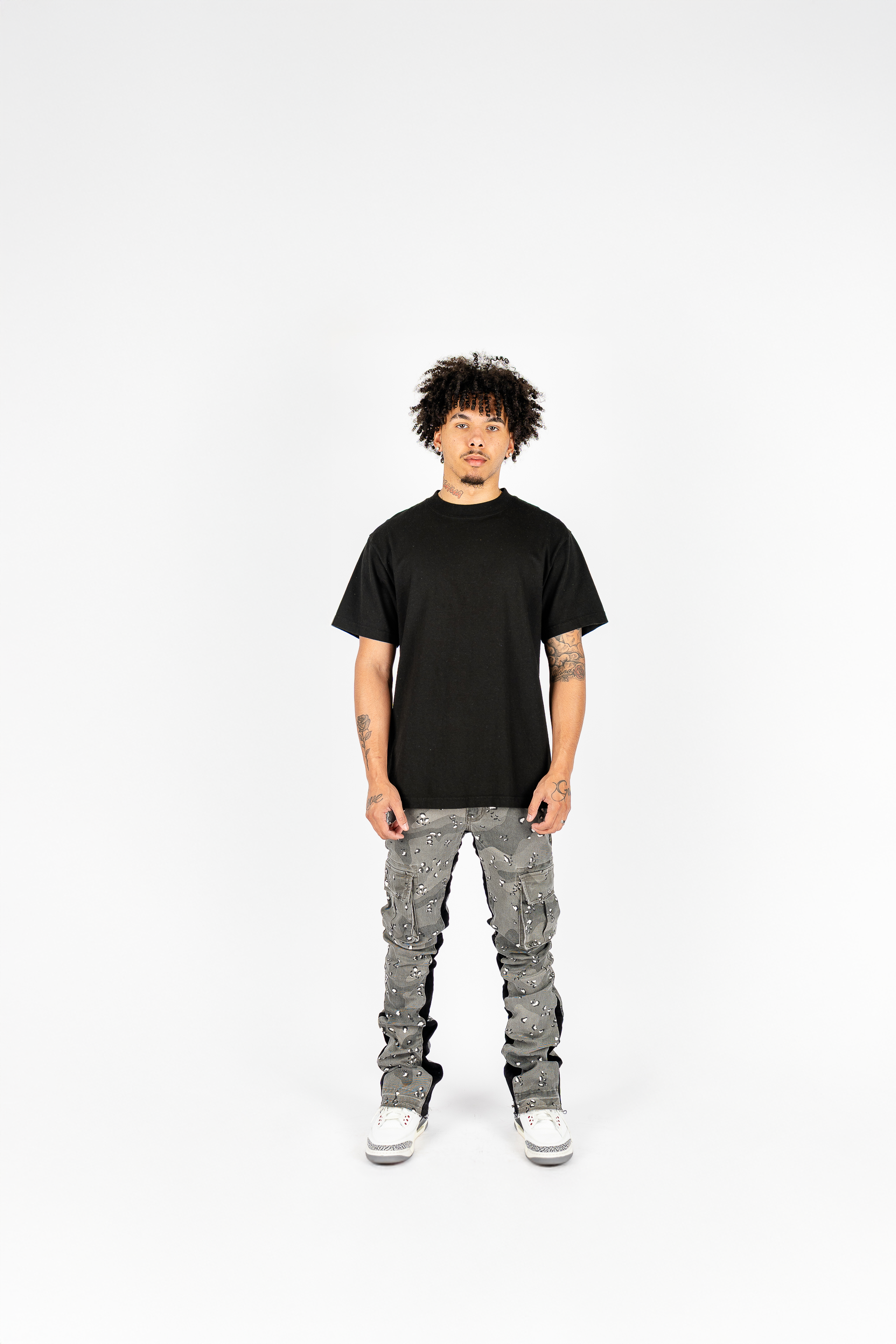 The Label Camo Skinny Cargo Jeans