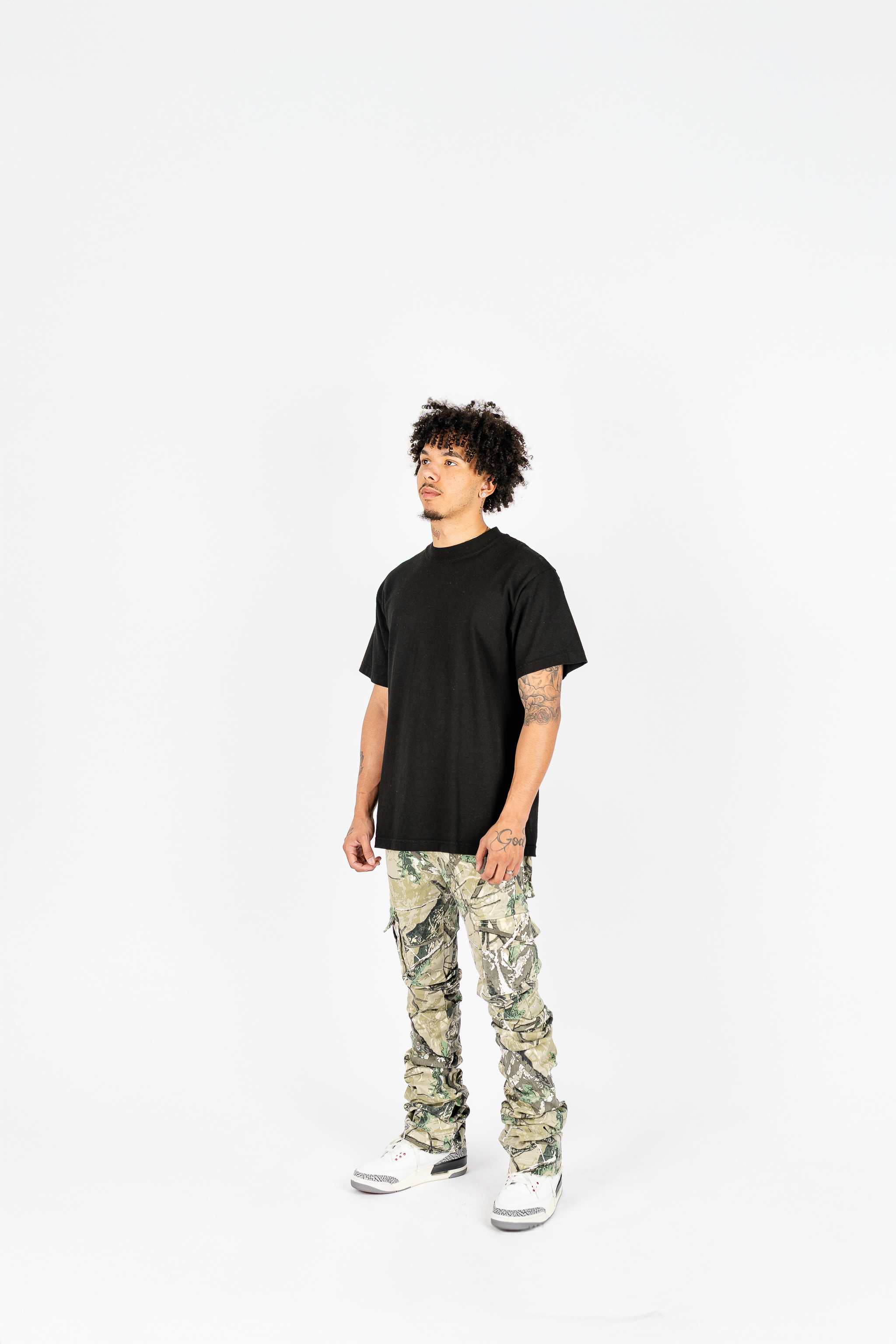 The Label Camo Skinny Cargo Jeans