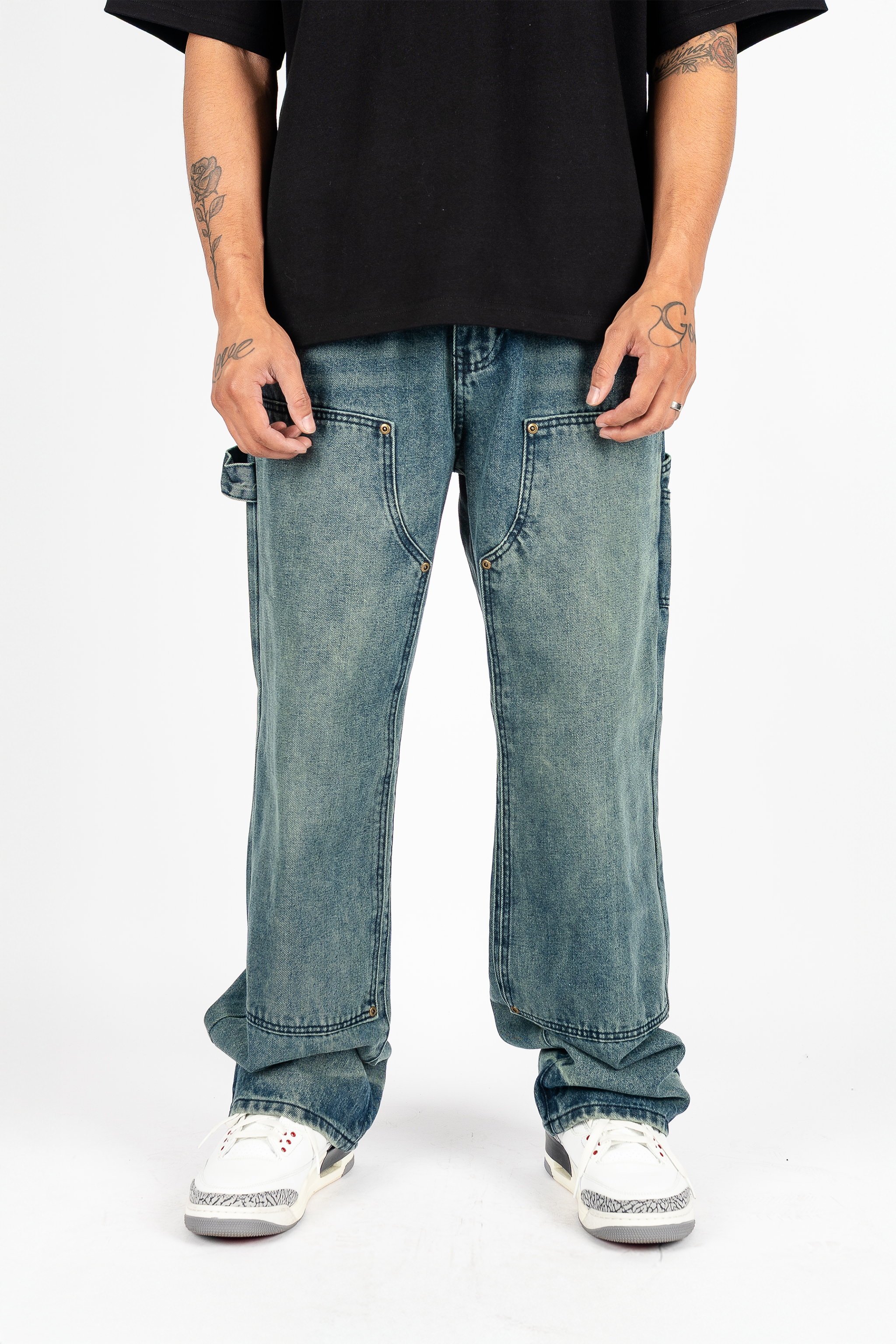 Rebel Minds Baggy Carpenter Jeans